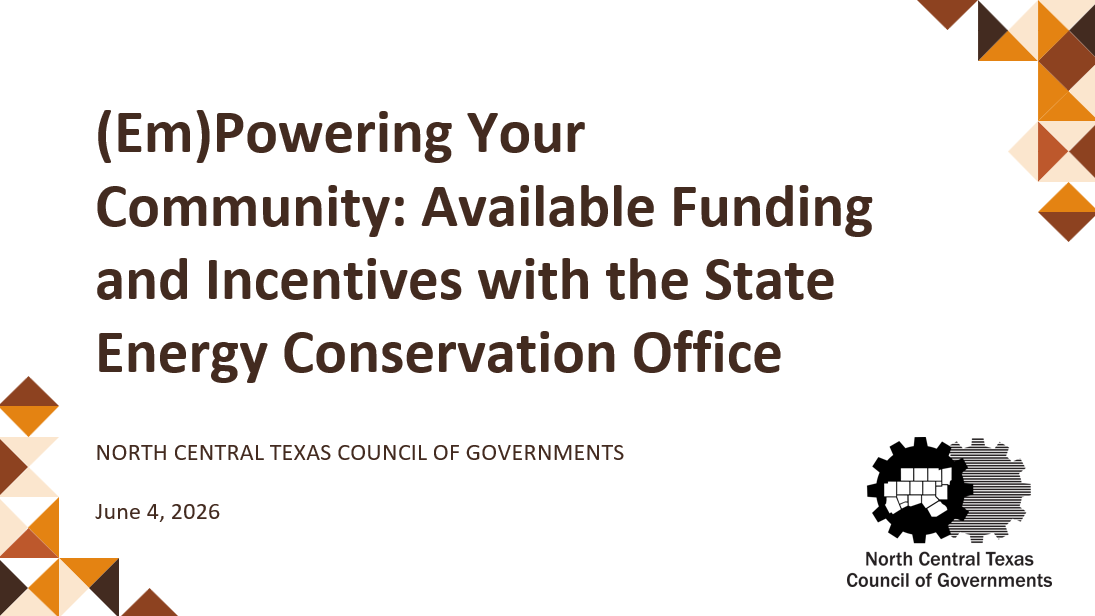 Title Slide for Webinar on SECO Funding & Incentives Programs